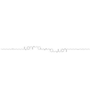 ssPalmO-Phe,Benzeneacetic acid, 4-[[(9Z)-1-oxo-9-octadecen-1-yl]oxy]-, 1,1′-[dithiobis(2,1-ethanediyl-1,4-pip  eridinediyl-2,1-ethanediyl)] ester