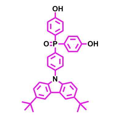 （4-（3,6-二叔丁基-9H-咔唑-9-基）苯基）雙（4-羥基苯基）氧化膦,(4-(3,6-Di-tert-butyl-9H-carbazol-9-yl)phenyl)bis(4-hydroxyphenyl)phosphine oxide