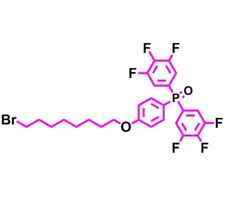 （4-（（8-溴辛基）氧基）苯基）雙（3,4,5-三氟苯基）氧化膦,(4-((8-bromooctyl)oxy)phenyl)bis(3,4,5-trifluorophenyl)phosphine oxide