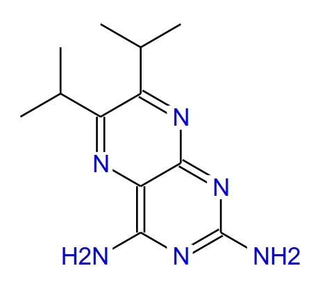 2,4-二胺基-6,7-二乙丙基蝶啶,2,4-DIAMINO-6,7-DIISOPROPYLPTERIDINE*FREE BASE