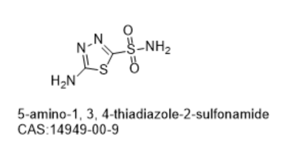 5-amino-1, 3, 4-thiadiazole-2-sulfonamide,5-amino-1, 3, 4-thiadiazole-2-sulfonamide