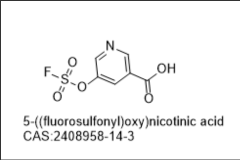 5-((fluorosulfonyl)oxy)nicotinic acid,5-((fluorosulfonyl)oxy)nicotinic acid