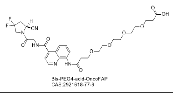 Bis-PEG4-acid-OncoFAP,Bis-PEG4-acid-OncoFAP