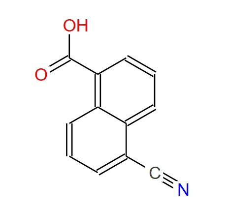 5-氰基-1-萘酸,5-cyano-1-naphthoic acid