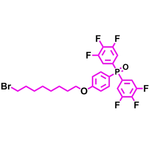 （4-（（8-溴辛基）氧基）苯基）雙（3,4,5-三氟苯基）氧化膦,(4-((8-bromooctyl)oxy)phenyl)bis(3,4,5-trifluorophenyl)phosphine oxide