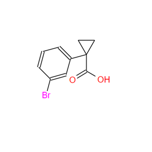124276-95-5；1-(3-溴苯基)环丙烷甲酸；1-(3-BROMOPHENYL)CYCLOPROPANECARBOXYLIC ACID