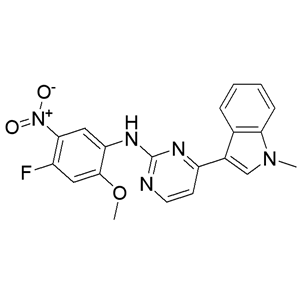 AZD9291中间体2,N-(4-fluoro-2-Methoxy-5-nitrophenyl)-4-(1-Methylindol-3-yl)pyriMidin-2-aMine