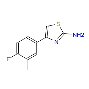 2-氨基-4-(4'-氟3'-甲基)苯基噻唑