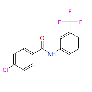 4-氯-N-[3-(三氟甲基)苯基]苯甲酰胺,4-Chloro-N-[3-(trifluoromethyl)phenyl]benzamide