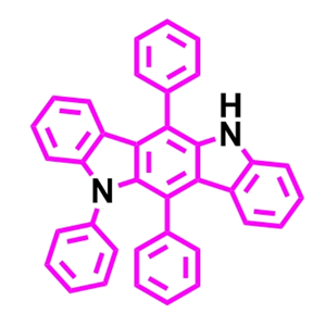 5,6,12-三苯基-5,11-二氫吲哚并[3,2-b]咔唑,5,6,12-triphenyl-5,11-dihydroindolo[3,2-b]carbazole