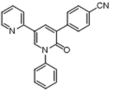 吡仑帕奈杂质16；3-(4-氰基苯基)-5-(2-吡啶基)-1-苯基-1，2-二氢吡啶-2-酮,4-(6'-oxo-1'-phenyl-1',6'-dihydro-[2,3'-bipyridin]-5'-yl)benzonitrile
