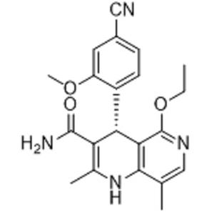 (R)-非奈利酮;(4R)-4-(4-氰基-2-甲氧基苯基)-5-乙氧基-1,4-二氢-2,8-二甲基-1,6-萘啶-3-甲酰胺;非奈利酮对映体杂质