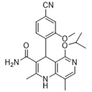 非奈利酮杂质5;4-(4-氰基-2-甲氧基苯基)-5-异丙氧基-2,8-二甲基-1,4-二氢-1,6-萘啶-3-甲酰胺,4-(4-cyano-2-methoxyphenyl)-5-isopropoxy-2,8-dimethyl-1,4-dihydro-1,6-naphthyridine-3-carboxamide