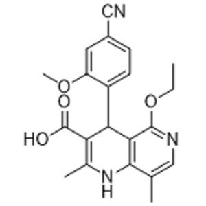 非奈利酮杂质1;4-(4-氰基-2-甲氧基苯基)-5-乙氧基-2,8-二甲基-1,4-二氢-1,6-萘啶-3-甲酸