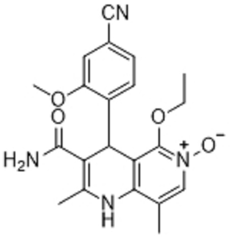 非奈利酮氧化杂质;Finerenone N-Oxide;3-氨基甲酰基-4-(4-氰基-2-甲氧基苯基)-5-乙氧基-2,8-二甲基-1,4-二氢-1,6-萘啶 6-氧化物,3-carbamoyl-4-(4-cyano-2-methoxyphenyl)-5-ethoxy-2,8-dimethyl-1,4-dihydro-1,6-naphthyridine 6-oxide