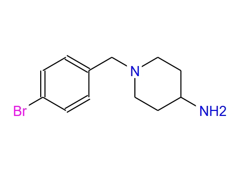 1-(4-溴苄基)哌啶-4-胺,4-Piperidinamine, 1-[(4-bromophenyl)methyl]-