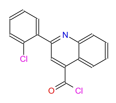 2-(2-氯苯基)-4-喹啉甲酰氯,2-(2-chlorophenyl)quinoline-4-carbonyl chloride