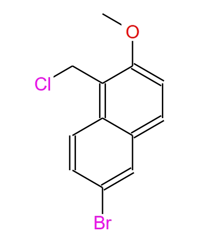 6-溴-1-(氯甲基)-2-萘甲醚,6-BROMO-1-(CHLOROMETHYL)-2-METHOXYNAPHTHALENE