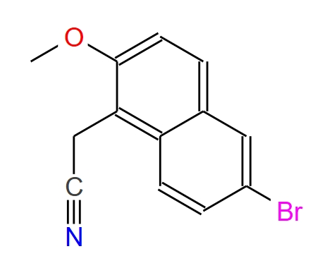 (6-溴-2-甲氧基-1-萘基)乙腈,2-(6-BROMO-2-METHOXY-1-NAPHTHYL)ACETONITRILE