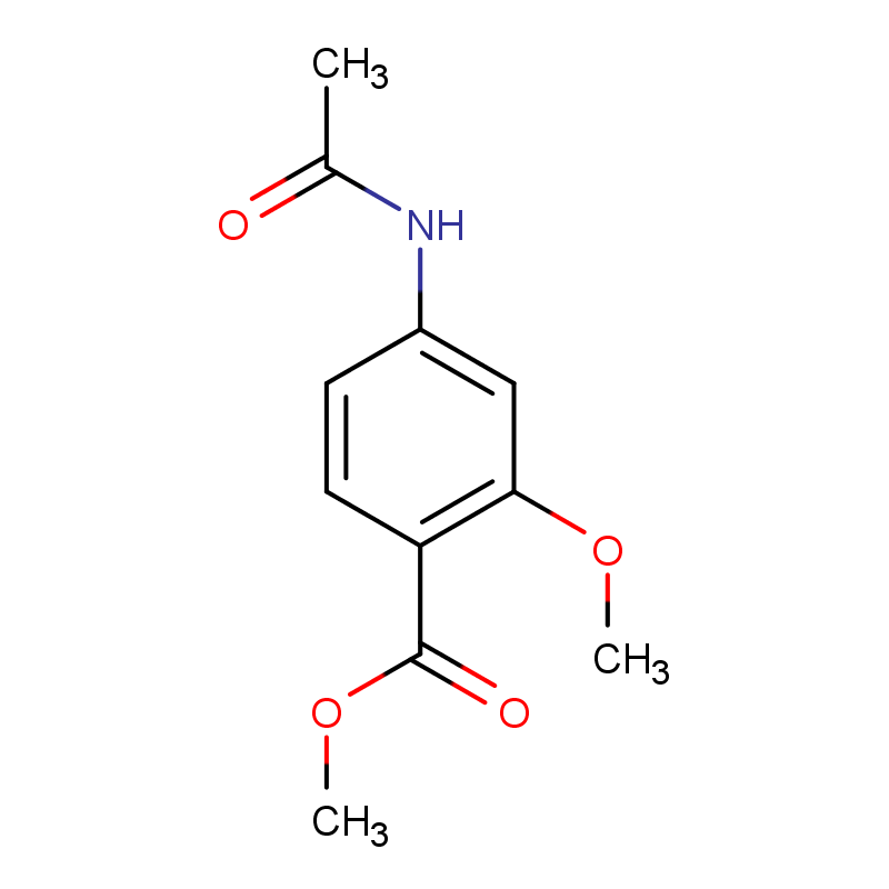 对乙酰氨基水杨酸甲酯,Methyl 4-acetamido-2-methoxybenzoate