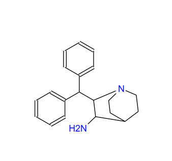 1-Azabicyclo[2.2.2]octan-3-amine, 2-(diphenylmethyl)-,1-Azabicyclo[2.2.2]octan-3-amine, 2-(diphenylmethyl)-