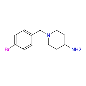 1-(4-溴苄基)哌啶-4-胺,4-Piperidinamine, 1-[(4-bromophenyl)methyl]-