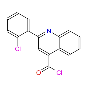 2-(2-氯苯基)-4-喹啉甲酰氯,2-(2-chlorophenyl)quinoline-4-carbonyl chloride