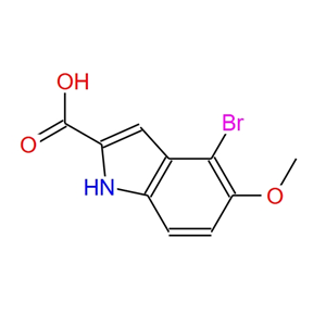 4-溴-5-甲氧基吲哚-2-羧酸