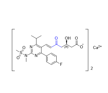 瑞舒伐他汀钙EP杂质C,(R,E)-7-(4-(4-fluorophenyl)-6-isopropyl-2-(N-methylmethylsulfonamido)pyrimidin-5-yl)-3-hydroxy-5-oxohept-6-enoic acid