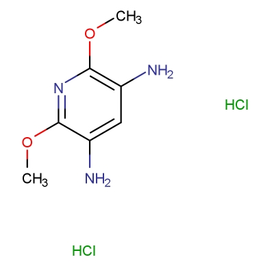 2,6-二甲氧基-3,5-吡啶二胺,3,5-Pyridinediamine, 2,6-dimethoxy-, dihydrochloride