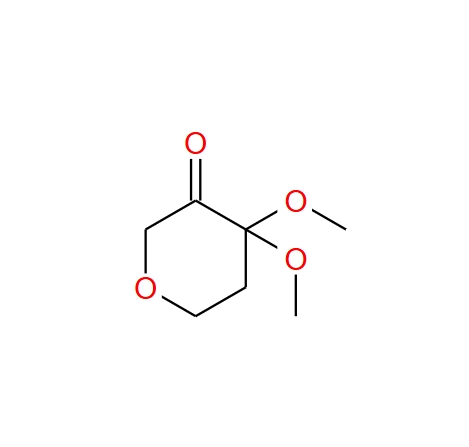 4,4-二甲氧基惡烷-3-酮,4,4-dimethoxyoxan-3-one