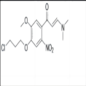 (E)-1-(4-(3-chloropropoxy)-5-methoxy-2-nitrophenyl)-3-(dimethylamino)prop-2-en-1-one