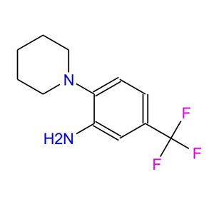 2-哌啶-1-基-5-(三氟甲基)苯胺,N-(2-AMINO-4-TRIFLUOROMETHYLPHENYL)PIPERIDINE