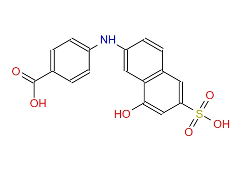 N-对羧基苯基-gamma-酸,4-(8-Hydroxy-6-sulfonaphthalen-2-ylamino)benzoic acid