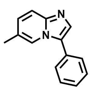 6-methyl-3-phenylimidazo[1,2-a]pyridine,6-methyl-3-phenylimidazo[1,2-a]pyridine