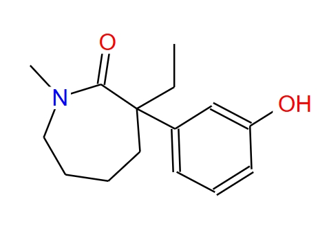 3-乙基六氫-3-(3-羥基苯基)-1-甲基-2H-氮雜卓-2-酮,3-ETHYL-3-(3-HYDROXYPHENYL)-1-METHYLAZEPAN-2-ONE