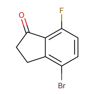 4-溴-7-氟茚酮；1003048-72-3；4-Bromo-7-fluoro-1-indanone