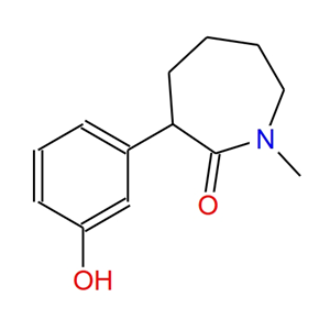 六氢-3-(3-羟基苯基)-1-甲基-2H-氮杂卓-2-酮,hexahydro-3-(3-hydroxyphenyl)-1-methyl-2H-azepin-2-one