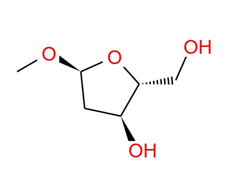 甲基-2-脫氧-alpha-D-呋喃核糖苷,Methyl-2-deoxy-alpha-D-ribofuranoside