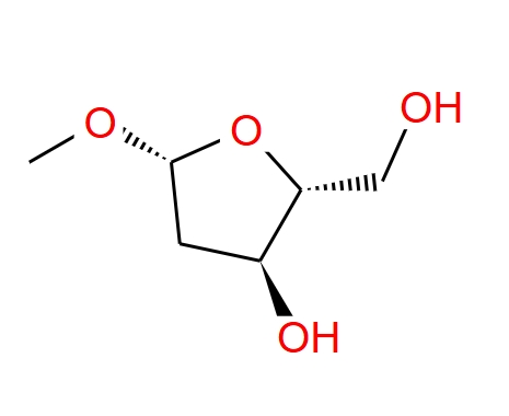 甲基-2-脫氧-beta-D-呋喃核糖苷,Methyl-2-deoxy-beta-D-ribofuranoside