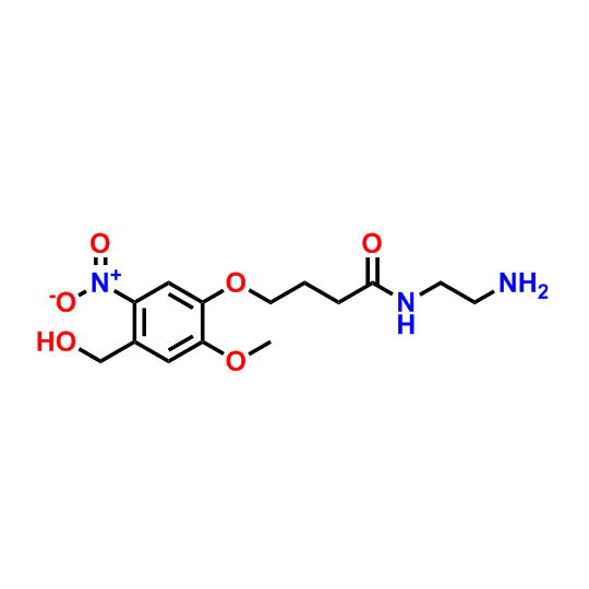 N-(2-氨基乙基)-4-(4-(羟甲基)-2-甲氧基-5-硝基苯氧基)丁酰胺,N-(2-Aminoethyl)-4-(4-(hydroxymethyl)-2-methoxy-5-nitrophenoxy)butanamide