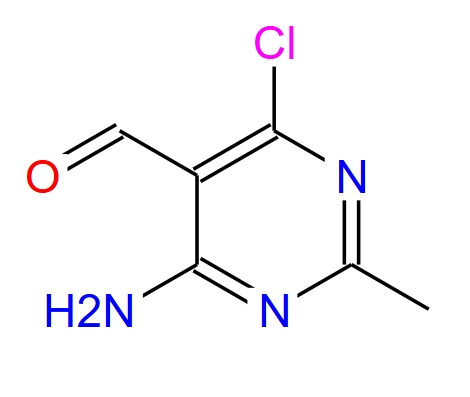 4-氨基-6-氯-2-甲基嘧啶-5-甲醛,4-amino-6-chloro-2-methyl-pyrimidine-5-carbaldehyde