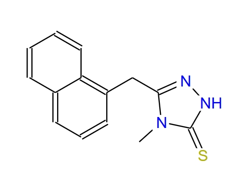 4-甲基-5-(1-萘基甲基)-2H-1,2,4-三唑-3-硫酮,4-methyl-5-(1-naphthylmethyl)-4H-1,2,4-triazole-3-thiol