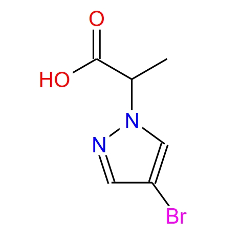 2-(4-溴-1H-吡唑-1-基)丙酸,2-(4-BROMO-PYRAZOL-1-YL)-PROPIONIC ACID