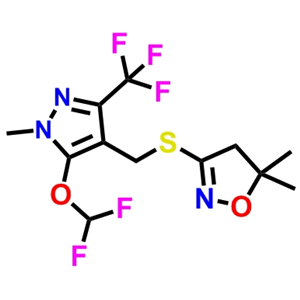 656825-92-2 ；3-[（5-二氟甲氧基-1-甲基-3-三氟甲基吡唑-4-基） 甲硫基]-5.5-二甲基-4.5-二氫異噁唑