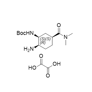 依度沙班雜質(zhì)26（草酸鹽）,tert-butyl ((1S,2R,5S)-2-amino-5-(dimethylcarbamoyl)cyclohexyl) carbamate oxalate