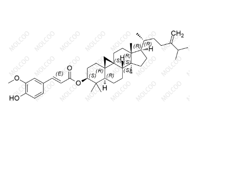 谷維素C(24-阿魏酸亞甲基環(huán)沙坦酯),Oryzanol C (24-Methylene Cycloartanyl Ferulate)