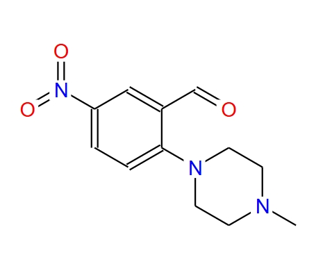 2-(4-甲基哌嗪)-5-硝基苯甲醛,2-(4-methylpiperazino)-5-nitrobenzenecarbaldehyde