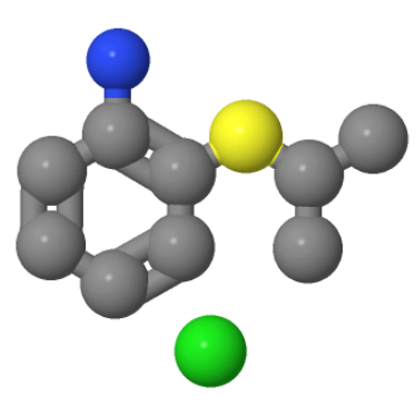 2-(异丙基硫基)苯胺盐酸盐,BenzenaMine, 2-[(1-Methylethyl)thio]-, hydrochloride (1:1)
