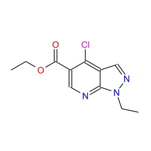 4-氯-1-乙基-1H-吡唑并[3,4-B]吡啶-5-羧酸乙酯